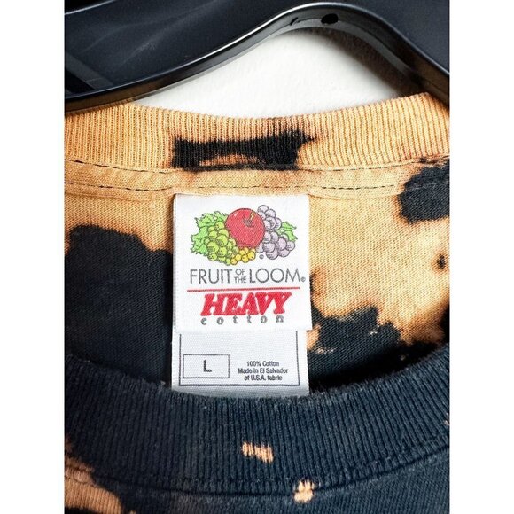 Halloweentown Tie Dye Crewneck Graphic T Shirt Fruit of the Loom Large - Picture 2 of 3